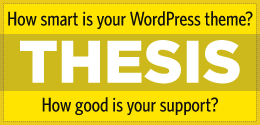 Thesis Theme for WordPress:  Options Galore and a Helpful Support Community